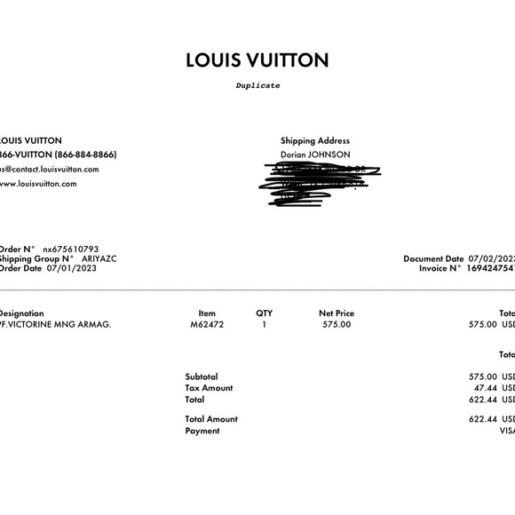 Louis Vuitton Victorine Monogram Wallet - Picture 9 of 9